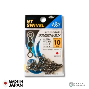 NT Brass Barrel Swivels | Size: 1-2/0