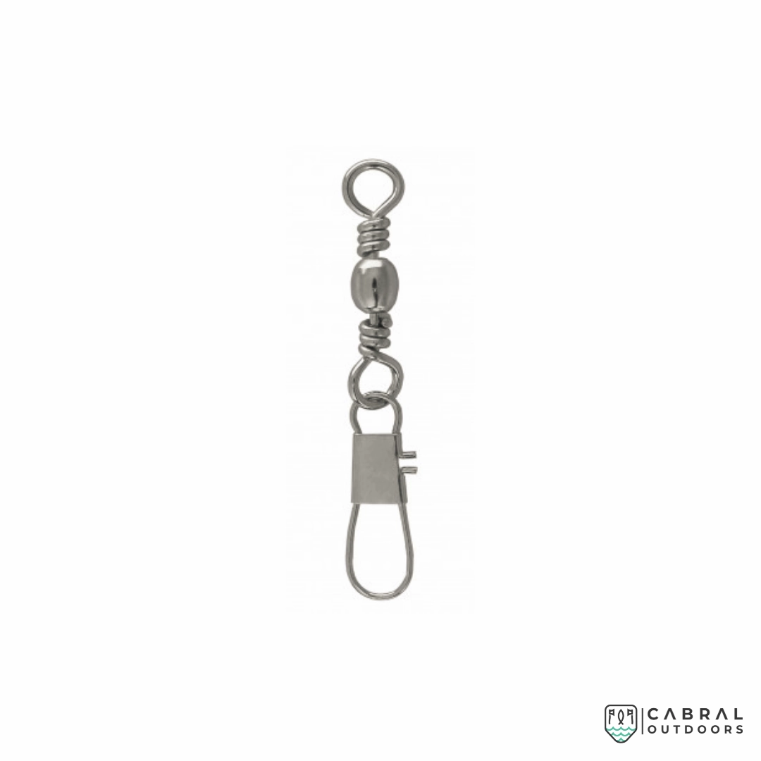 NT Brass Barrel Swivel with Interlock Snaps | Size: 1-2/0