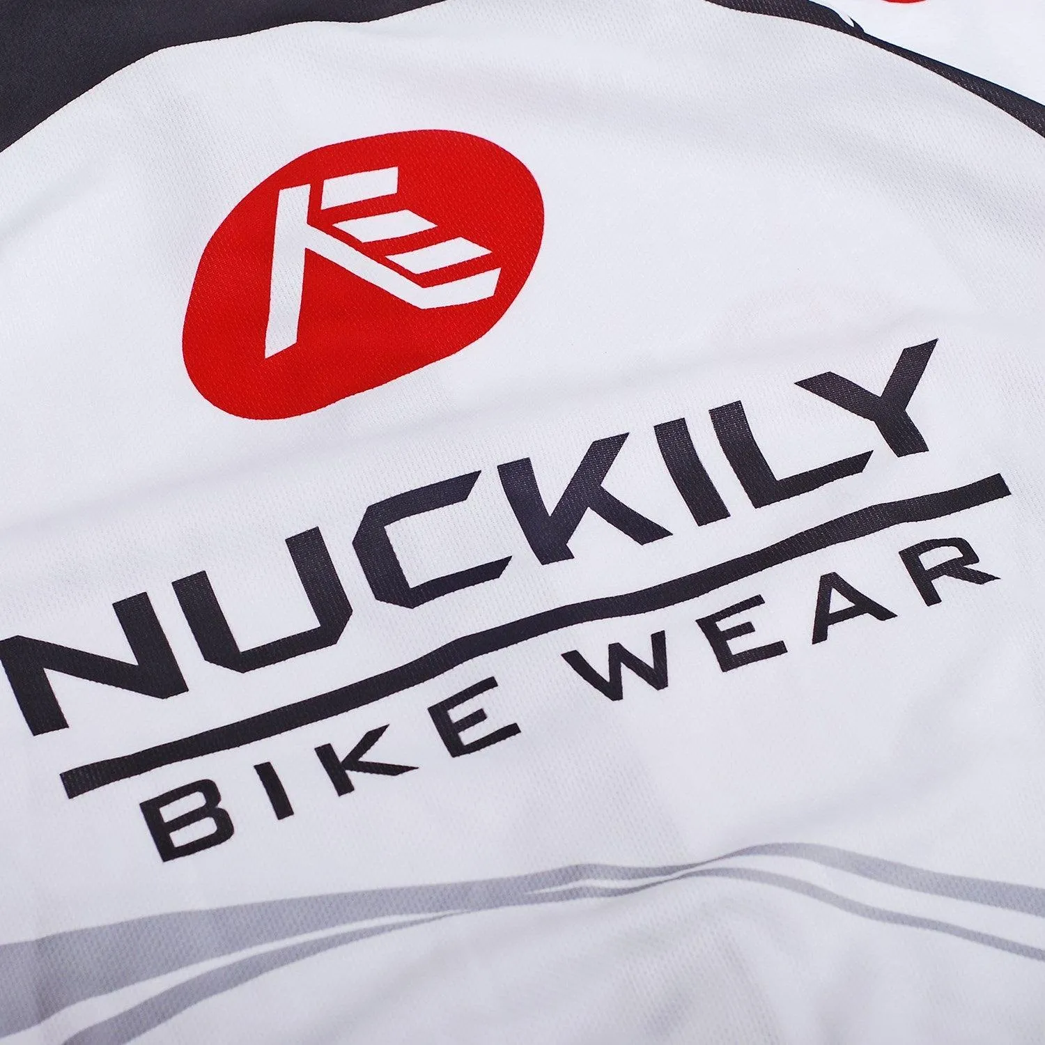 Nuckily MC006 Mens Cycling Jersey (Red)