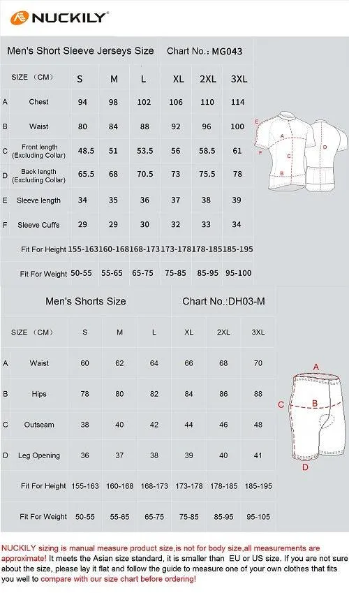 Nuckily MG043-NS355 Jersey And Shorts Set (Blue)