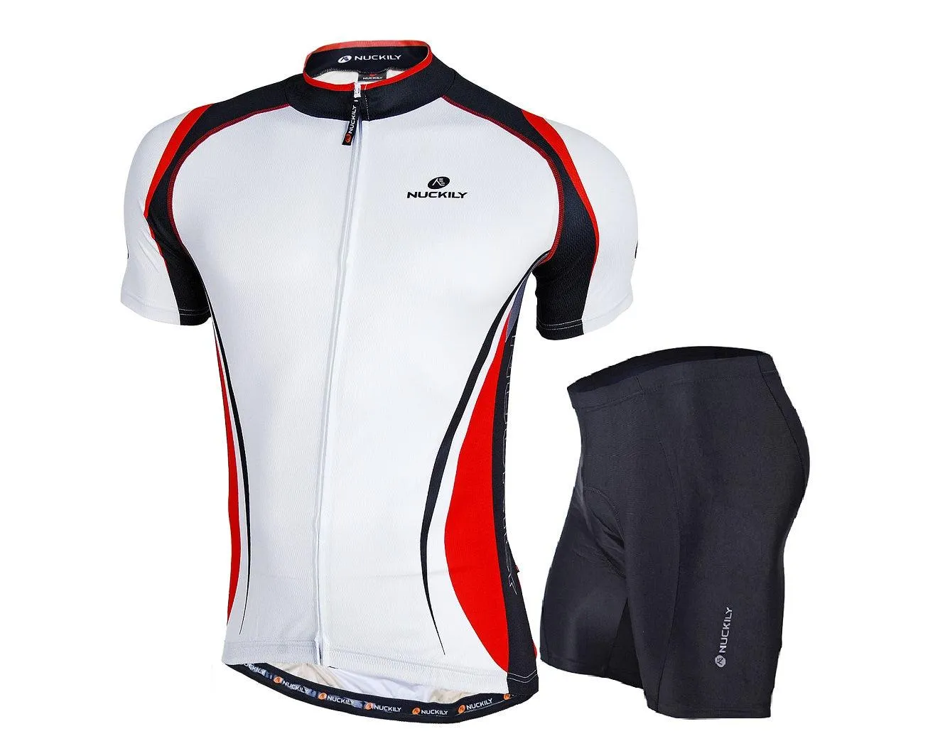 Nuckily NJ502-NS355 Jersey and Shorts Set (Red)