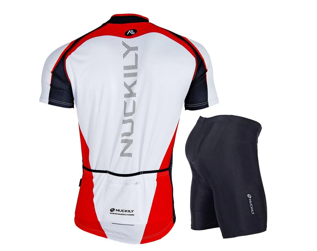 Nuckily NJ502-NS355 Jersey and Shorts Set (Red)