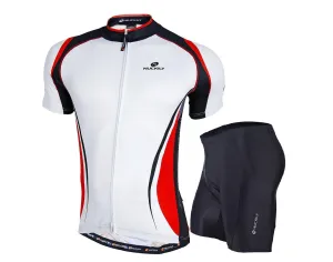 Nuckily NJ502-NS355 Jersey and Shorts Set (Red)