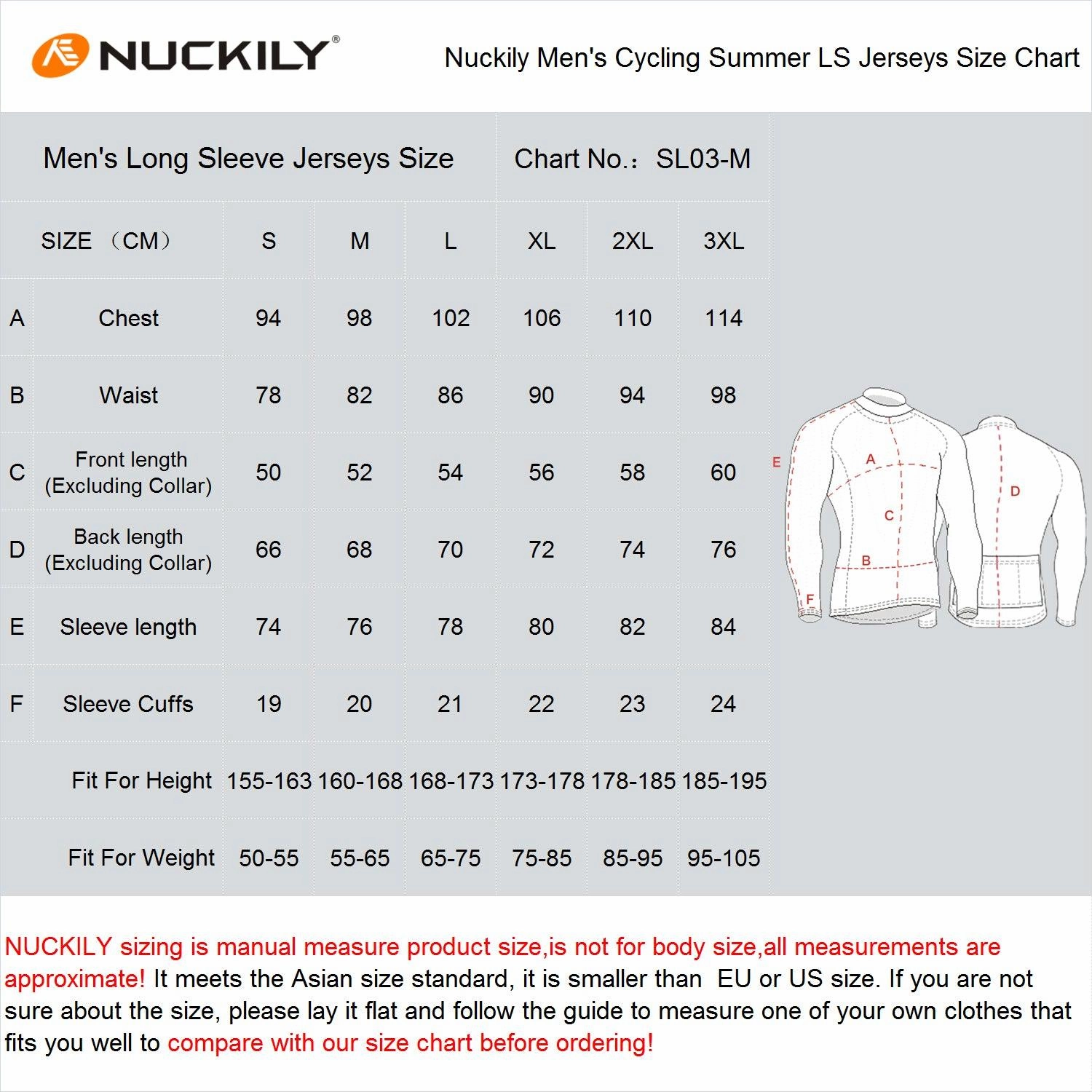 Nuckily CJ133 Mens Cycling Jersey (Red/Black)