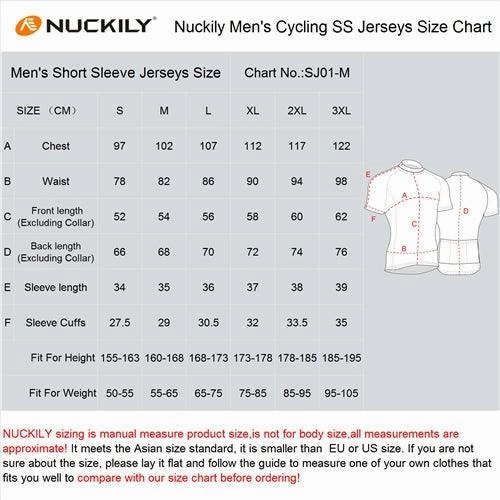 Nuckily MA032 Men's Cycling Jersey (Dark Brown)