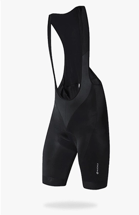 Nuckily MV002 Mens Cycling Bibshorts (Black)