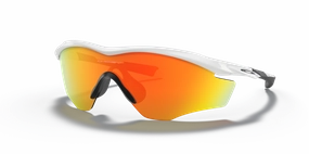 Oakley M2 Frame XL Sport Sunglasses (Fire Iridium/Polished White)