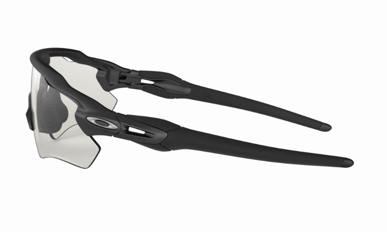 Oakley Radar EV Path Sport Sunglasses (Clear to Black Iridium Photochromic/Steel)