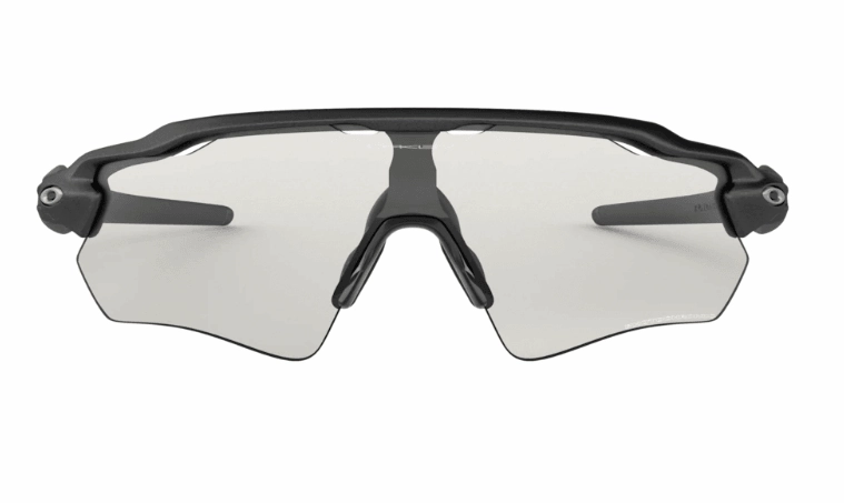 Oakley Radar EV Path Sport Sunglasses (Clear to Black Iridium Photochromic/Steel)