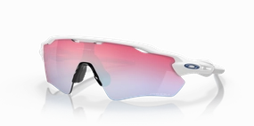 Oakley Radar EV Path Sport Sunglasses (Prizm Snow Sapphire/Polished White)