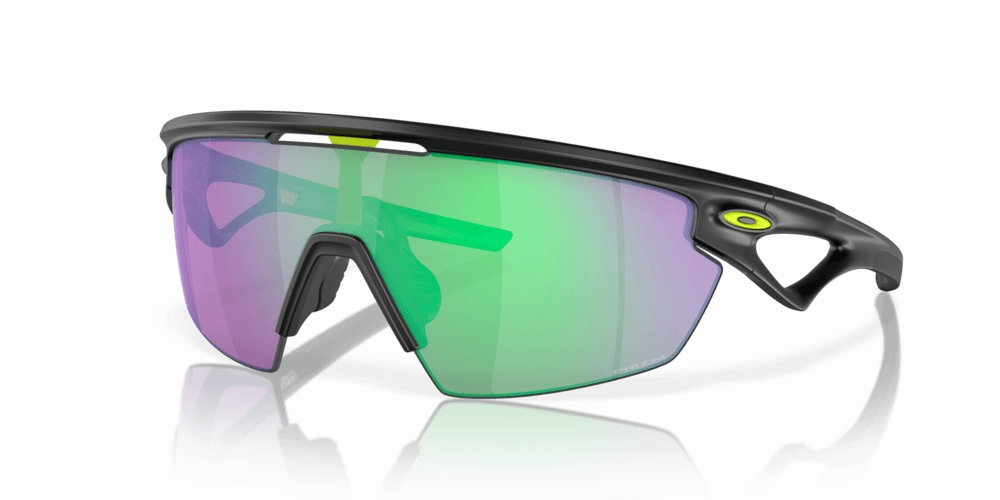 Oakley Sphaera Sport Sunglasses (Prizm Road Jade/Matte Black)