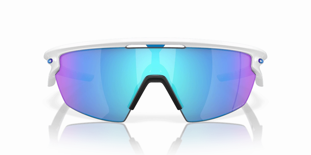 Oakley Sphaera Sport Sunglasses (Prizm Sapphire/Matte White)