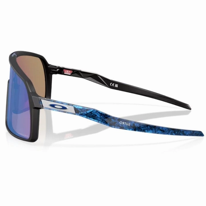 Oakley Sutro Fathom Collection Sport Sunglasses (Prizm Sapphire/Matte Black)