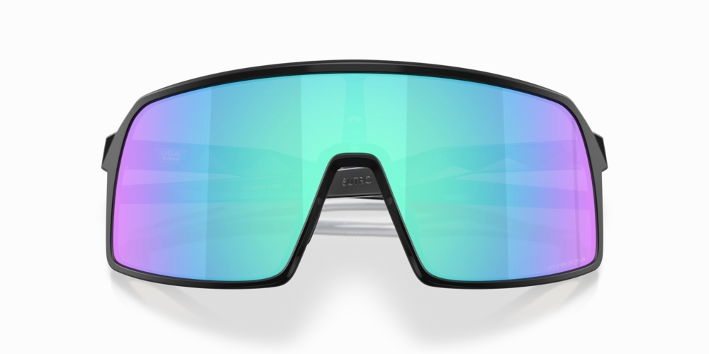 Oakley Sutro S Fathom Collection Sport Sunglasses (Matte Black/Prizm Sapphire)