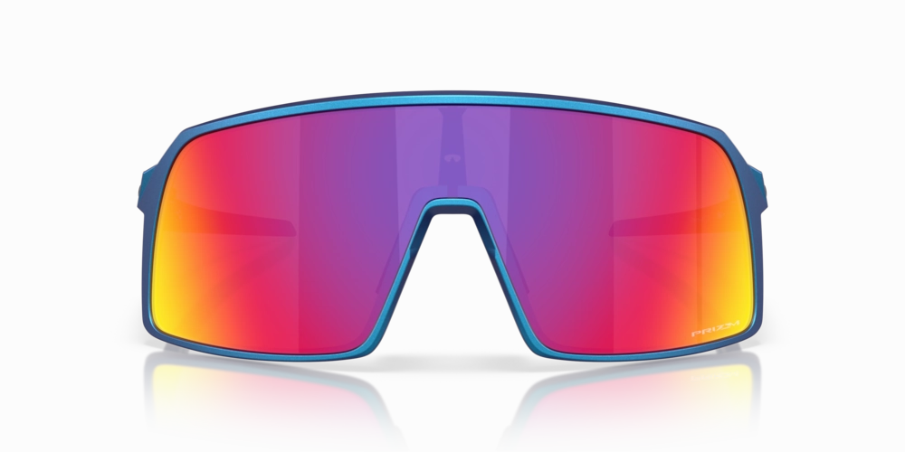 Oakley Sutro Sport Sunglasses (Prizm Road/Matte Cyan/Blue Colorshift)