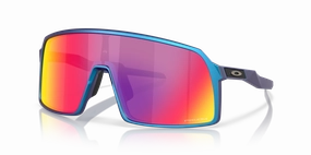 Oakley Sutro Sport Sunglasses (Prizm Road/Matte Cyan/Blue Colorshift)
