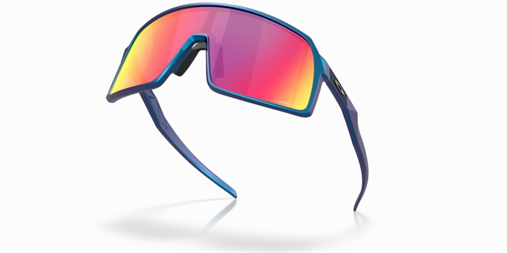 Oakley Sutro Sport Sunglasses (Prizm Road/Matte Cyan/Blue Colorshift)