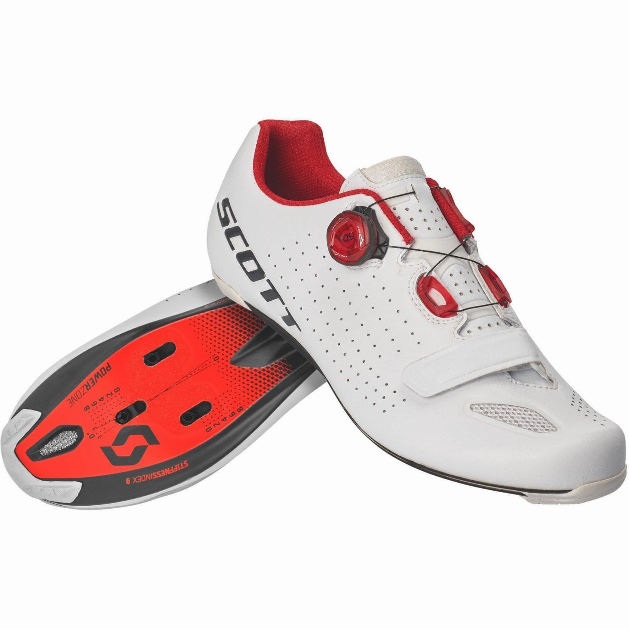 Outdoor Scott Scott Road Vertec BOA Mens Cycling Shoes - White