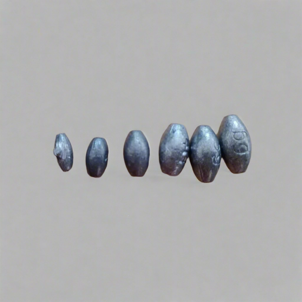 Oval Sinkers 1g-8g