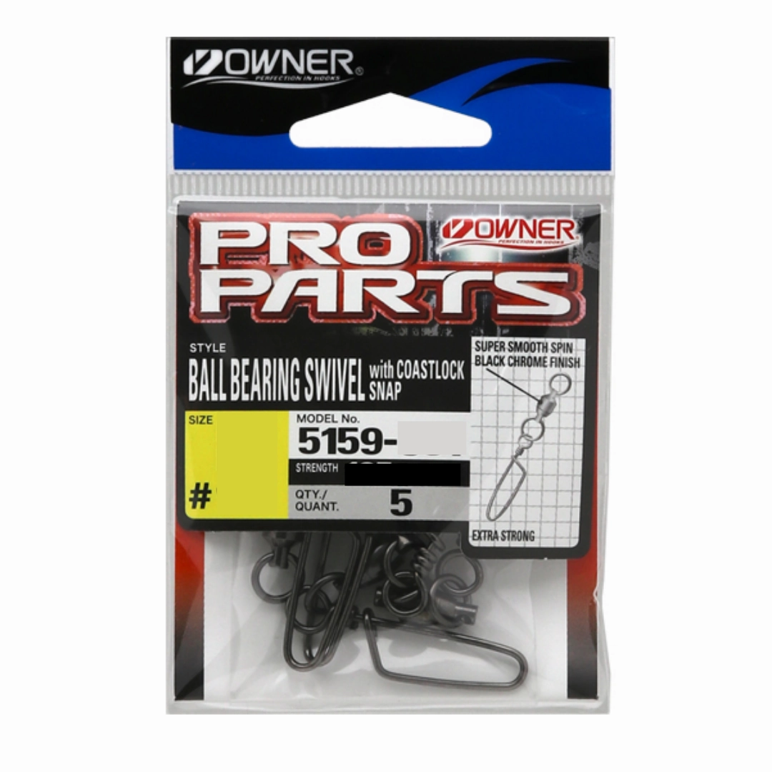 Owner Ball Bearing Swivel with Coastlock Snap 5159-041 | Size: 4 | 5 pcs per pack