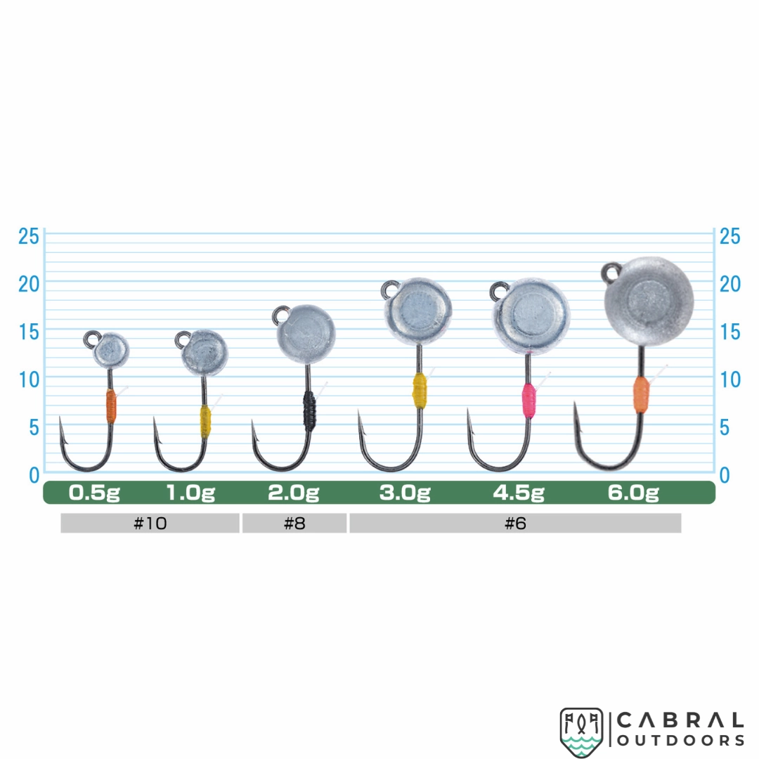 Owner Cultiva JH-89 Mushi Jighead | Weight:2g-6g