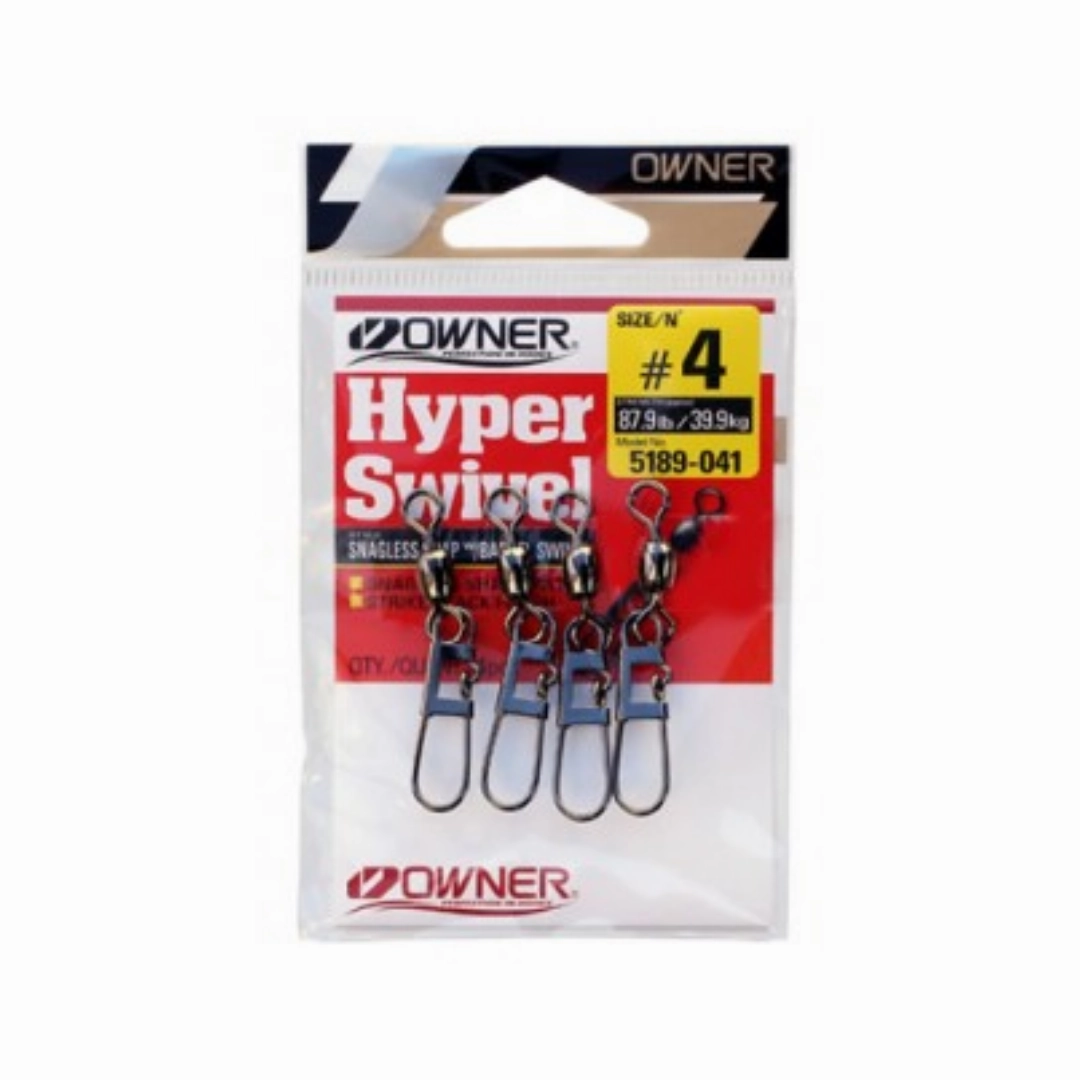 Owner Pro Parts Snagless Snap with Barrel Swivel 5189 | Size: 4-8