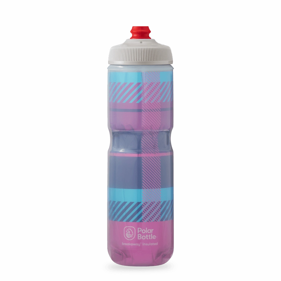Polar Tartan Bottle (Pink/Navy)
