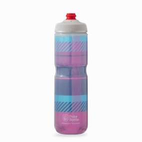 Polar Tartan Bottle (Pink/Navy)