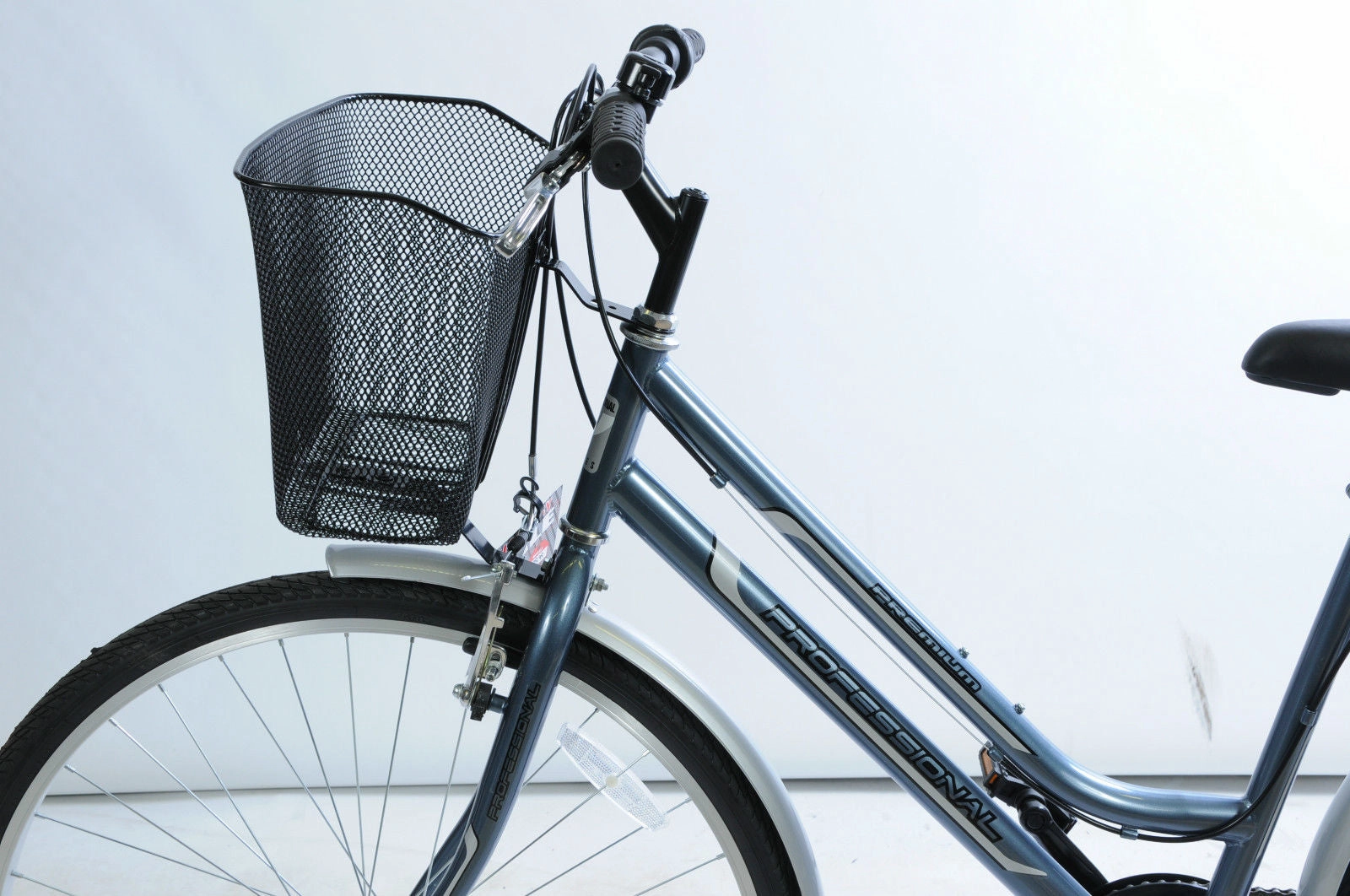 PREMIUM QUALITY WIRE MESH BICYCLE FRONT BASKET SUBSTANTIAL DESIGNED FIXINGS