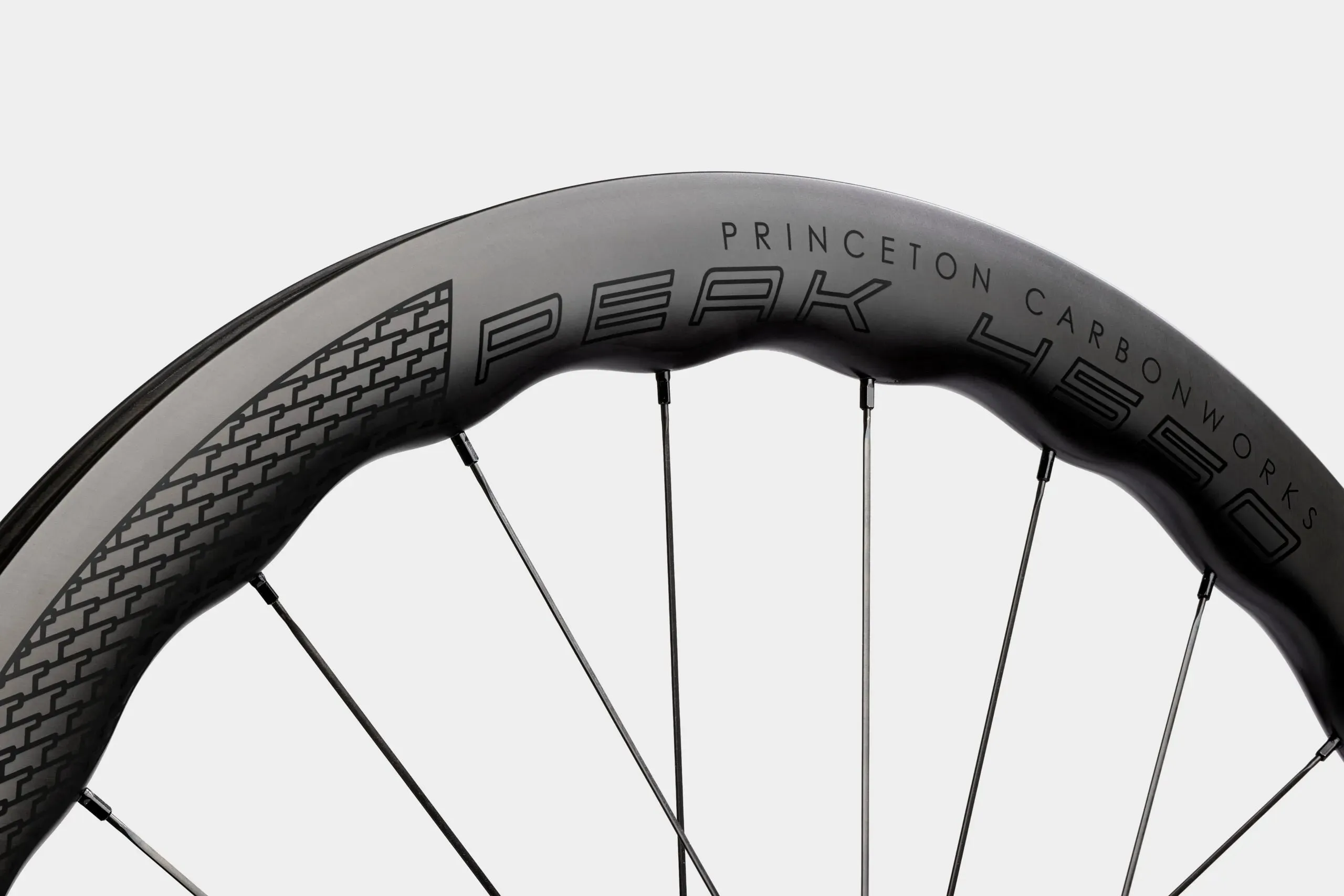 Princeton Peak 4550 Carbon Tubleless Ready Disc Brake Wheel - Shimano/Sram (Black)