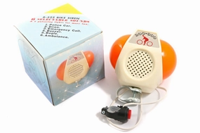 RALEIGH CHOPPER GRIFTER BATTERY HORN SIREN SIRENE MULTI SOUND WITH LIGHT 80s MADE
