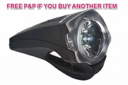 RALEIGH RSP RECHARGEABLE FRONT BIKE CYCLE LIGHT 100 LUMENS SILICONE ULTRA LAA758