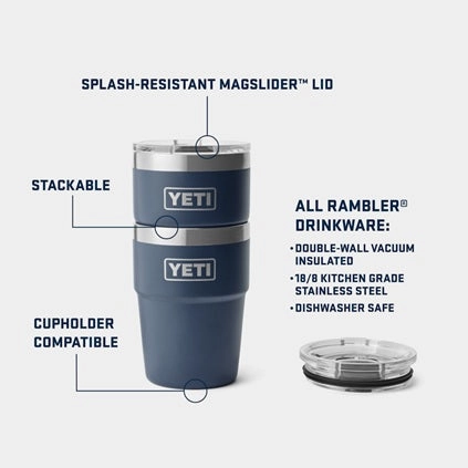 Rambler 16 oz. Stackable with MagSlider Lid