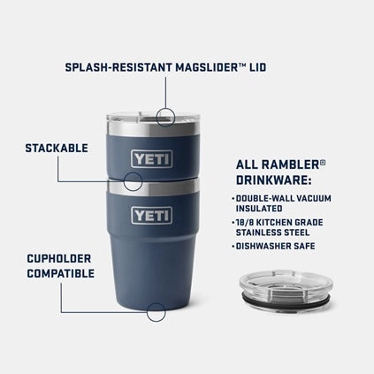 Rambler 16 oz. Stackable with MagSlider Lid