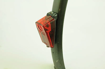 REAR MUDGUARD FITTING DYNAMO LIGHT IDEAL 70's 80's FOLDING BIKES SHOPPERS ETC
