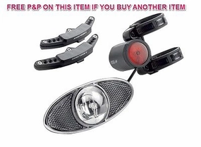 REELIGHT SL620 FRONT BASKET MOUNTED LED LIGHT NO BATTERY WHEEL DRIVEN FREE  -50%