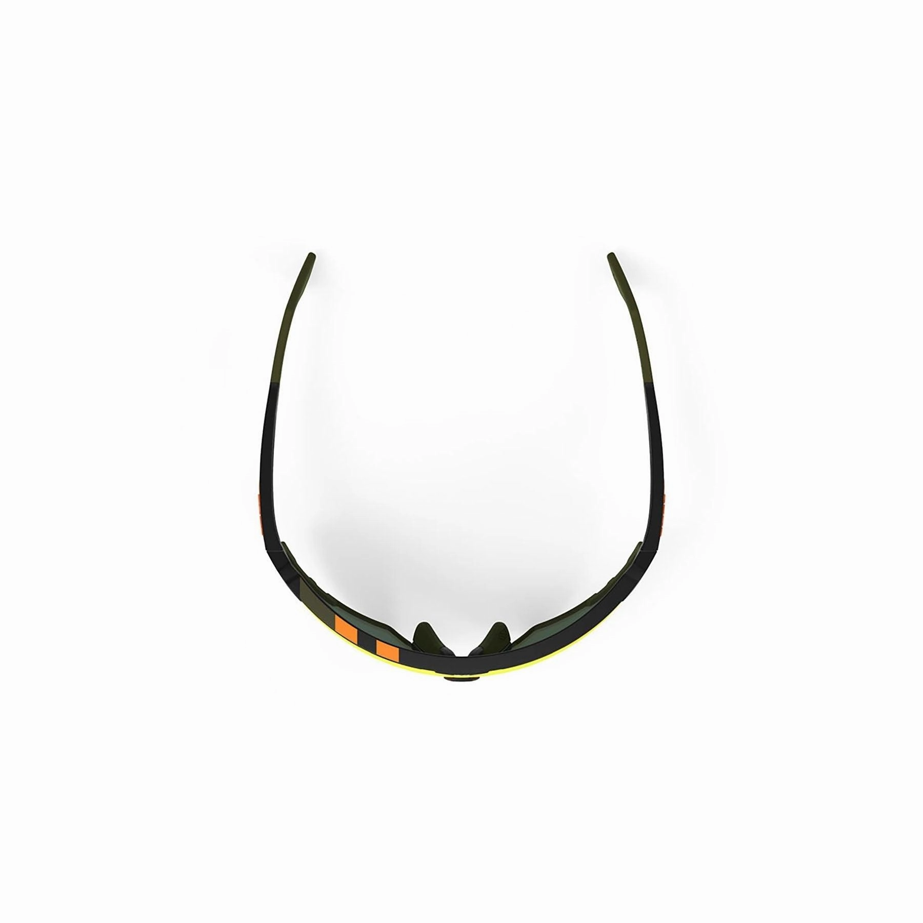 Rudy Project Defender Sport Sunglasses (Stripes/Black Matte/Multilaser Orange)