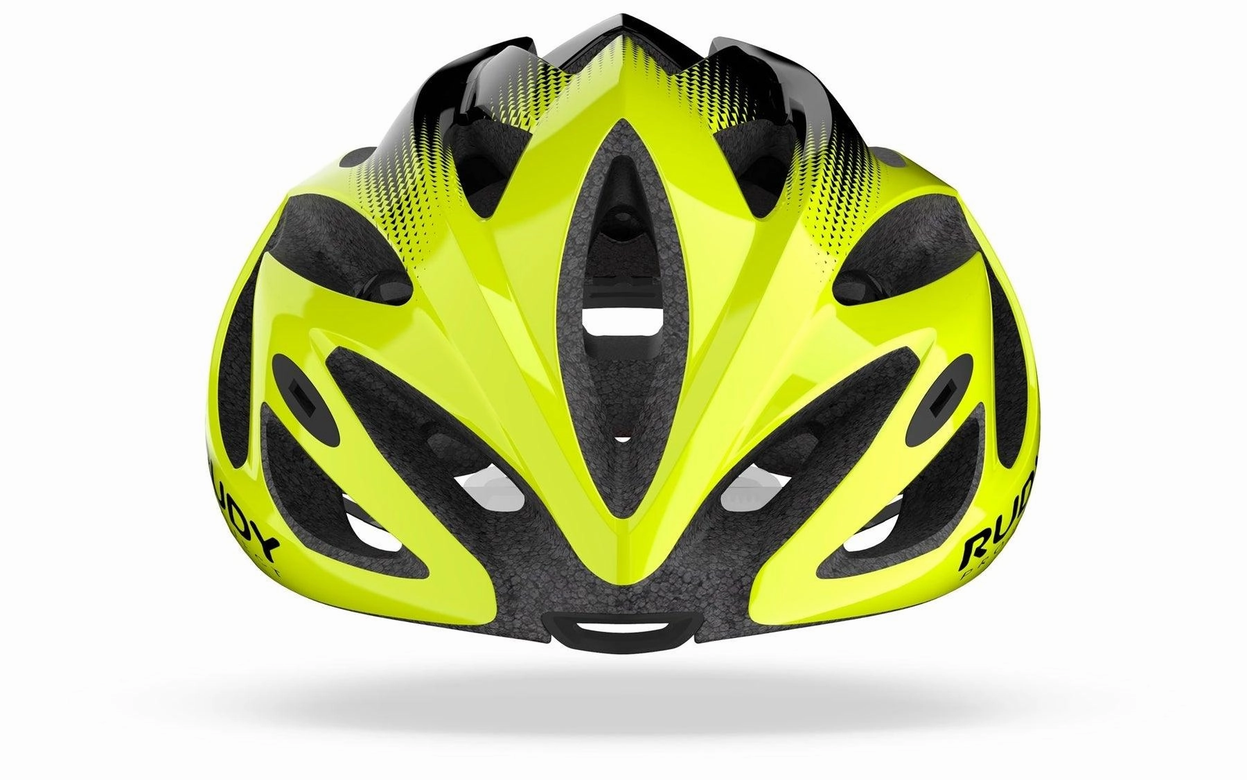 Rudy Project Rush Road Cycling Helmet (Yello Fluo/Black-Shiny)