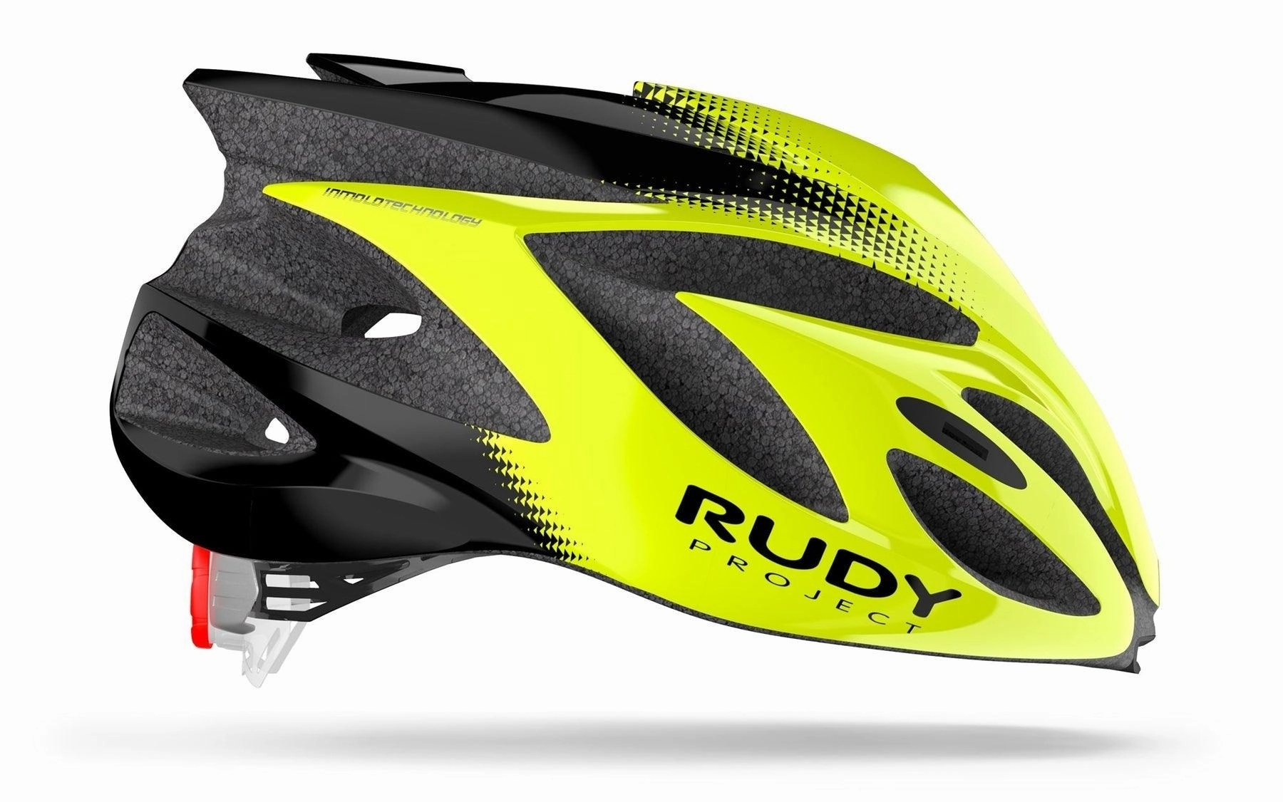 Rudy Project Rush Road Cycling Helmet (Yello Fluo/Black-Shiny)
