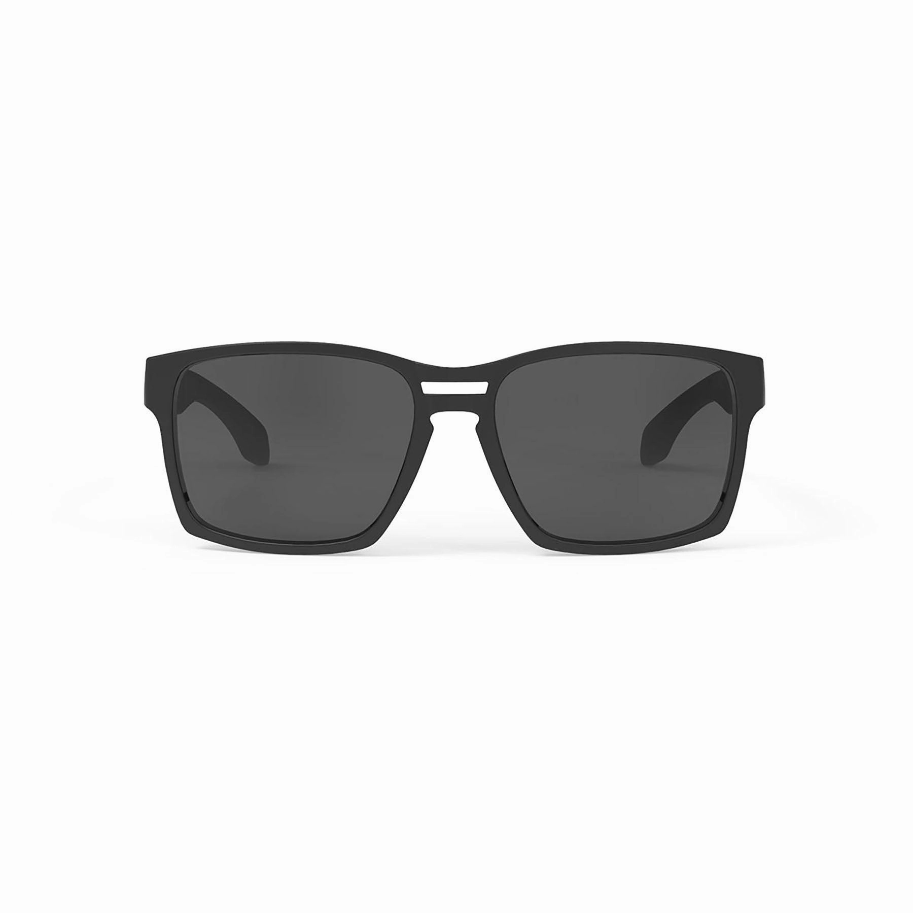 Rudy Project Spinair 57 Sunglasses (Black Matte/Polar 3FX Grey Laser)