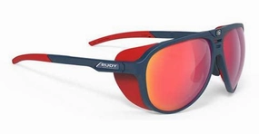 Rudy Project Stardash Sunglasses (Matte Navy Blue/Multilaser Red)