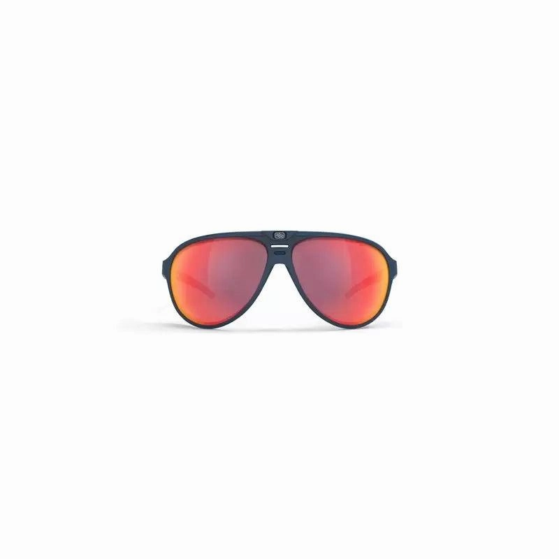 Rudy Project Stardash Sunglasses (Matte Navy Blue/Multilaser Red)