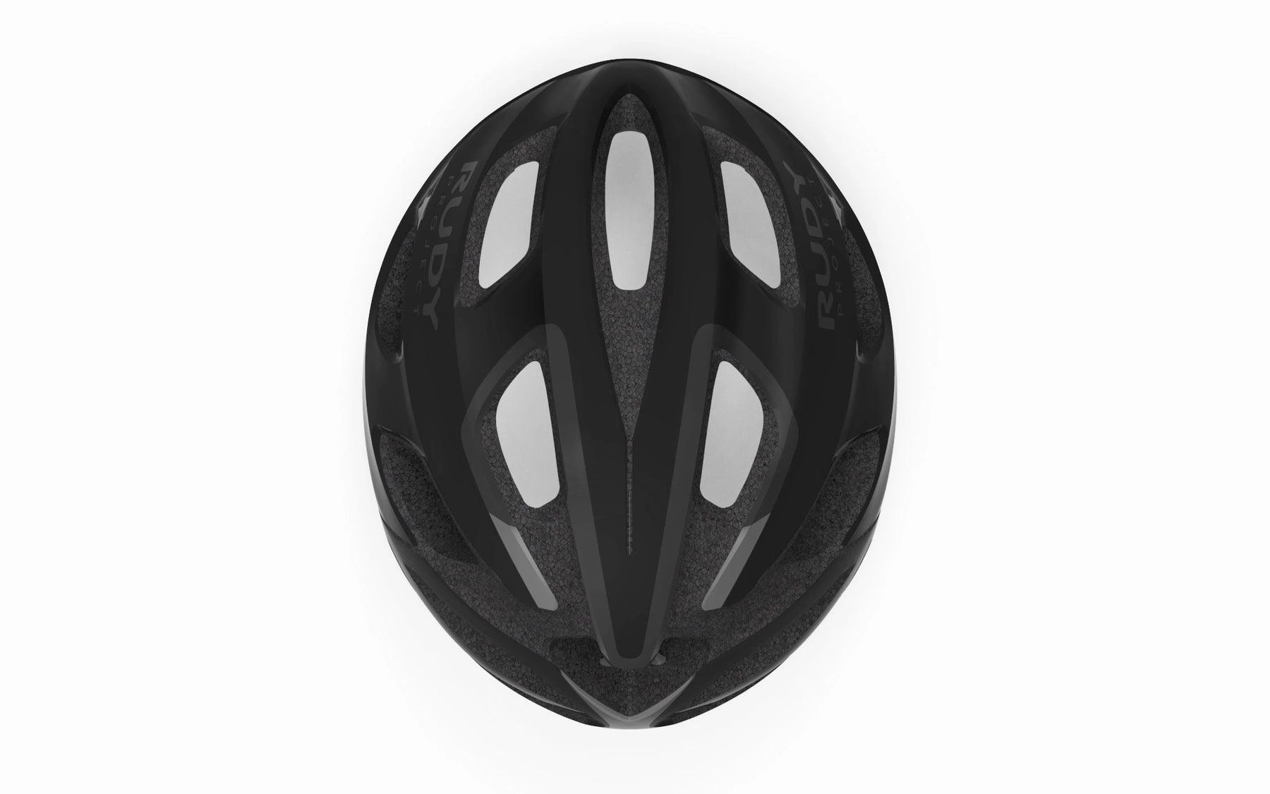 Rudy Project Strym Road Cycling Helmet (Black Stealth-Matte)
