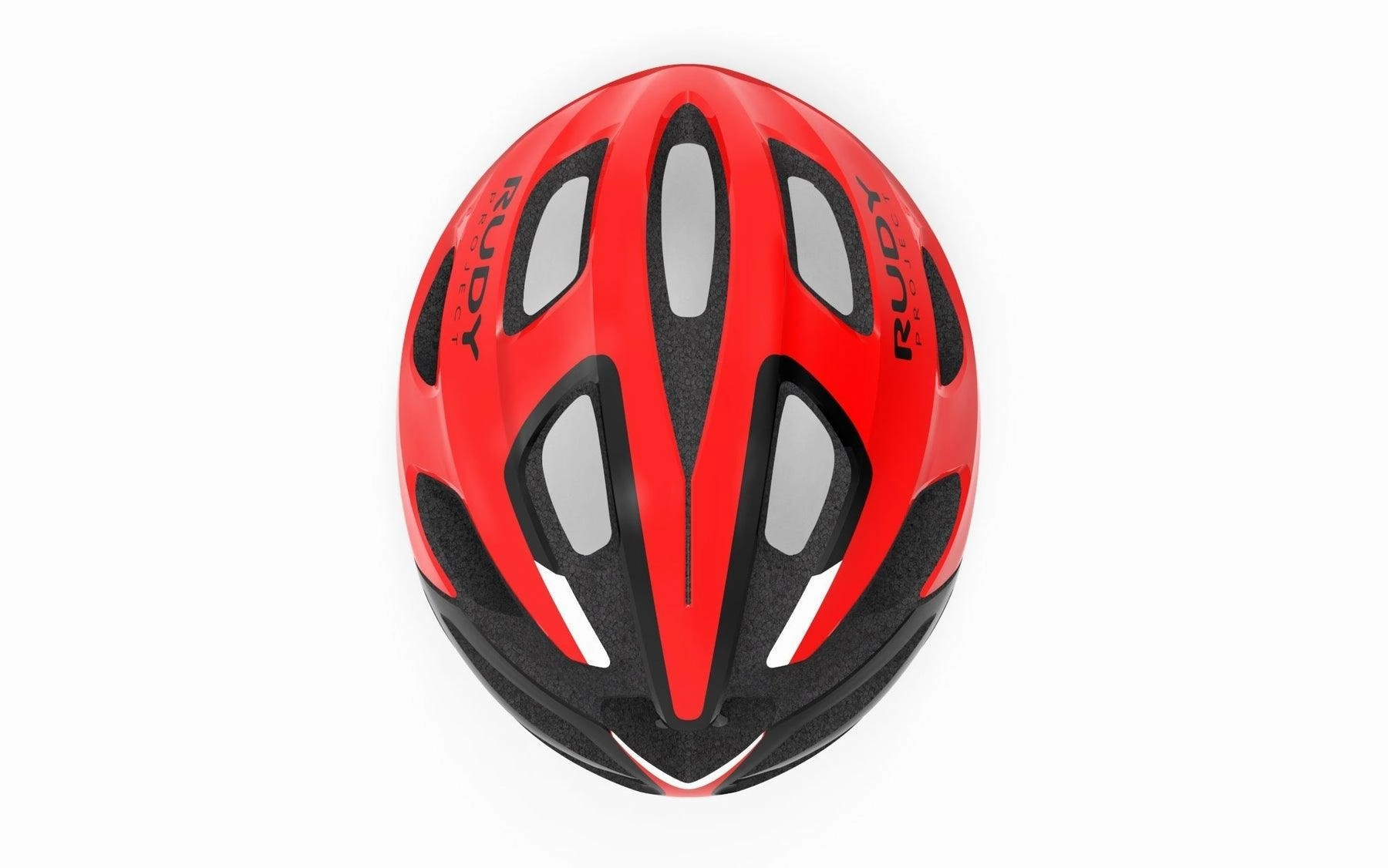 Rudy Project Strym Road Cycling Helmet (Red-Shiny)