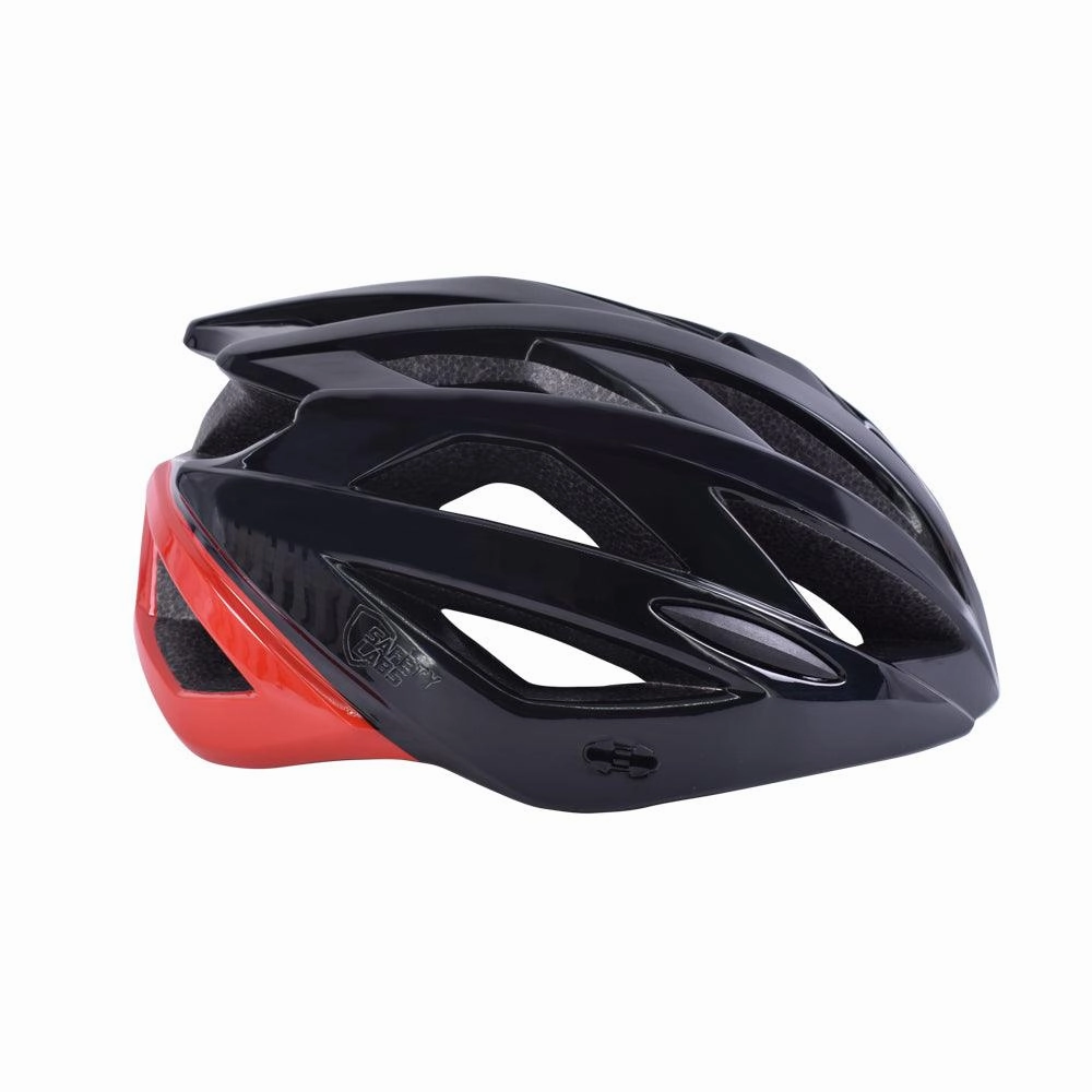 Safety Labs?Juno Road Cycling Helmet (Shiny Black/Red)