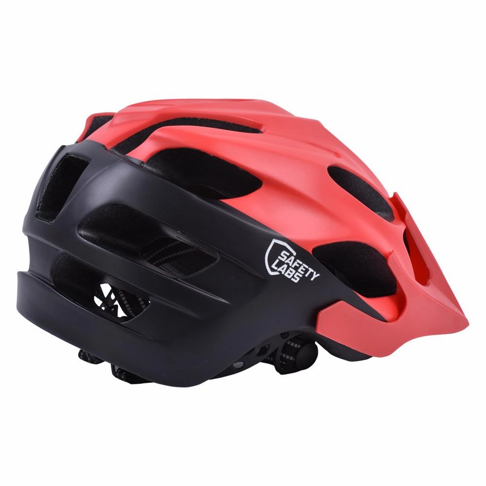 Safety Labs Vox MTB Cycling Helmet (Matte Black/Red)