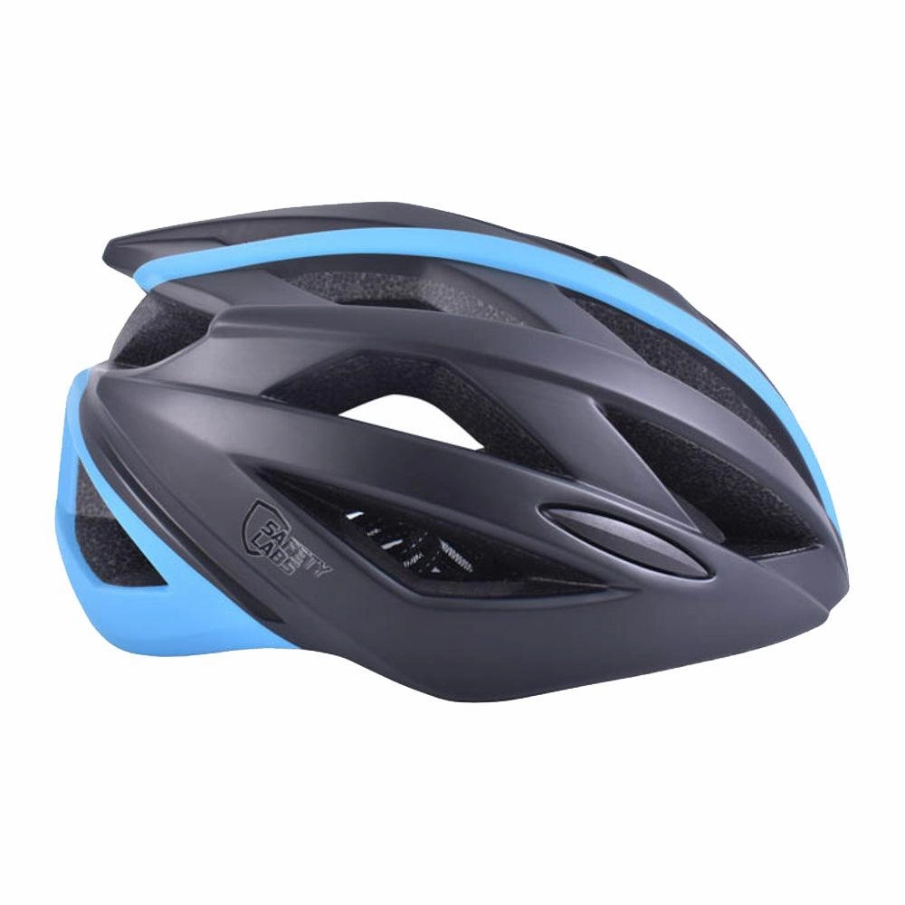 Safety Labs Xeno Road Cycling Helmet (Matte Black/Blue)