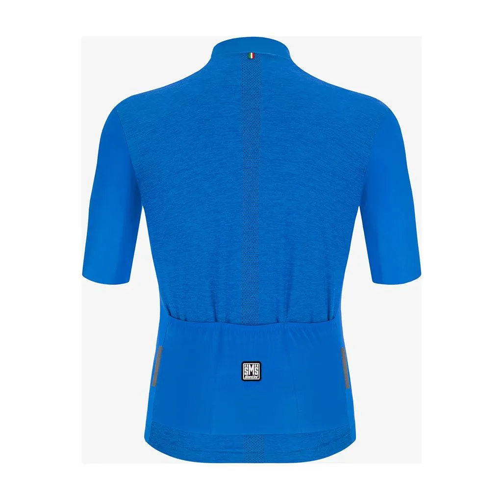 Santini Colore Puro Mens Cycling Jersey (Royal Blue)