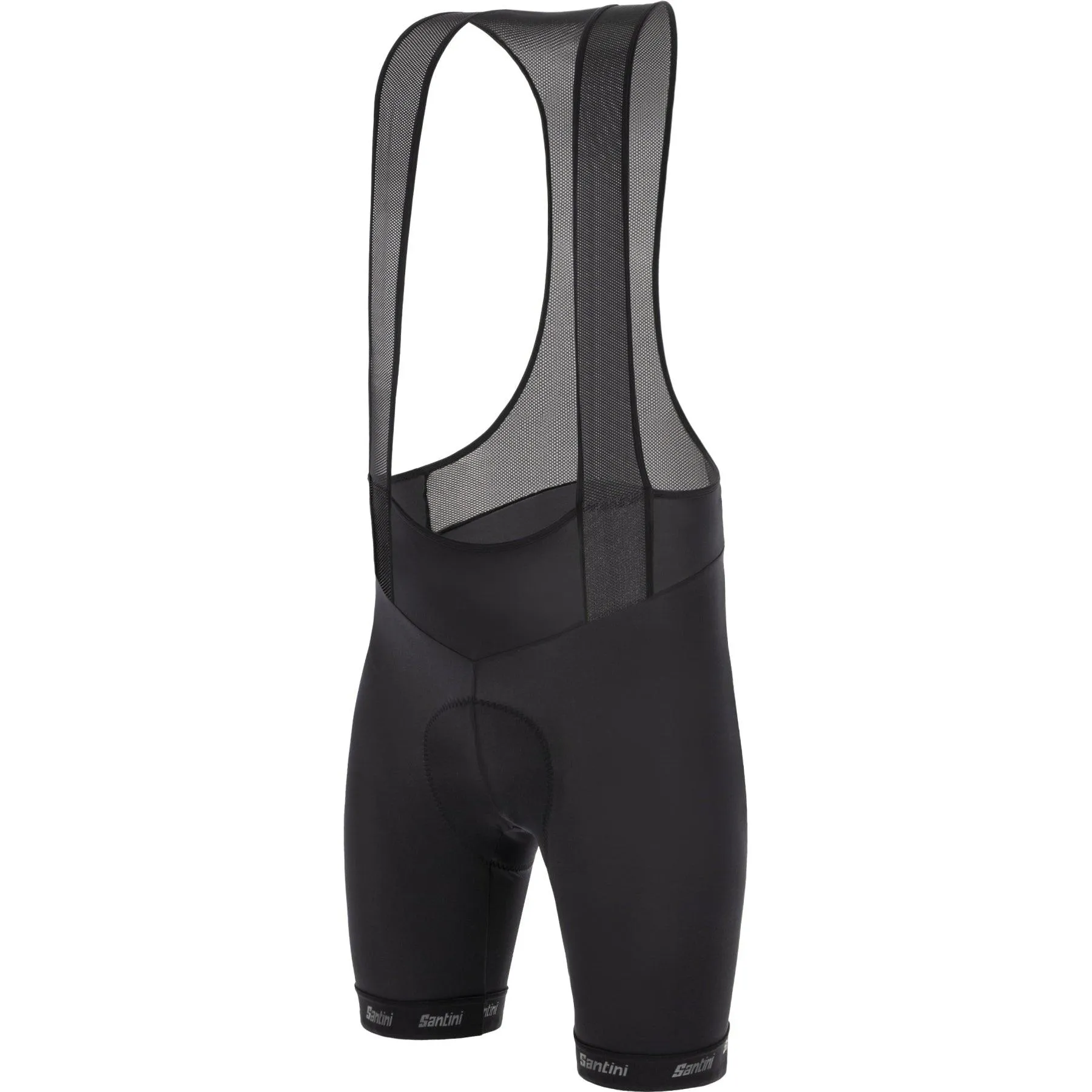 Santini Cubo Mens Cycling Bibshorts (Black)