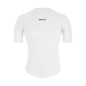 Santini Delta Cooling Mens Cycling Baselayer (White)
